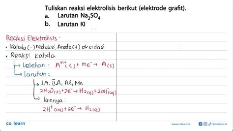 Tuliskan Reaksi Elektrolisis Berikut Elektrode Grafik: Kelebihan, Kekurangan, dan Informasi Lengkap