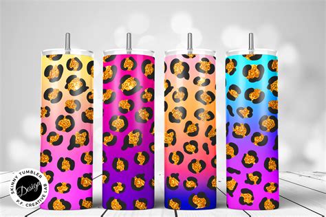 Download Tumbler Sublimation - Leopard Wraps Files DXF Files