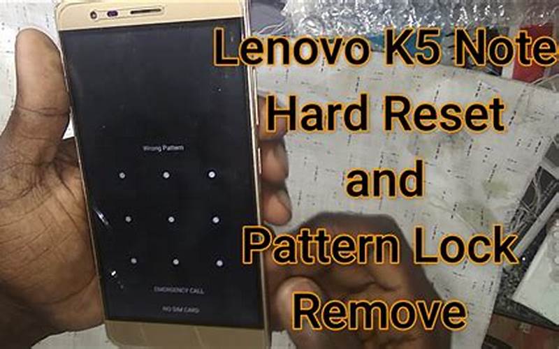 Tunggu Proses Reset Selesai Lenovo Vibe K5