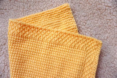 Tunisian Crochet Baby Blanket Pattern
