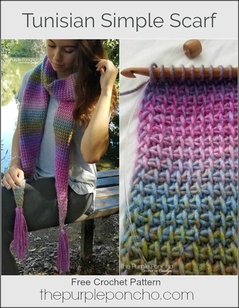 Tunisian Scarf Crochet Patterns