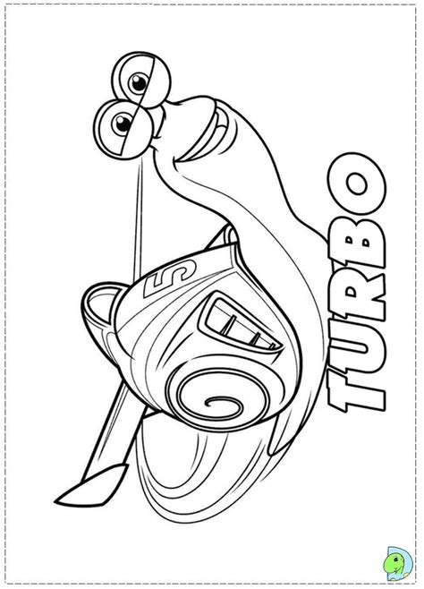 Turbo Coloring Pages