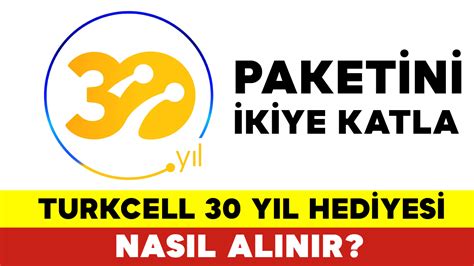 Turkcell 30. yıl hediye