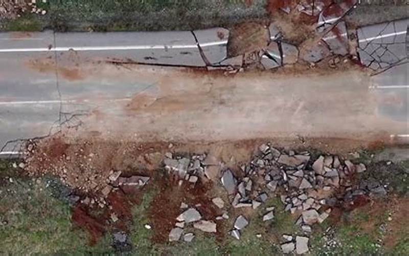 Turkey Earthquake Drone Footage Shows Fissures Slicing Through Land