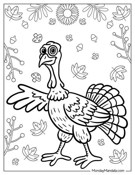 Turkey Coloring Pages Pdf Free