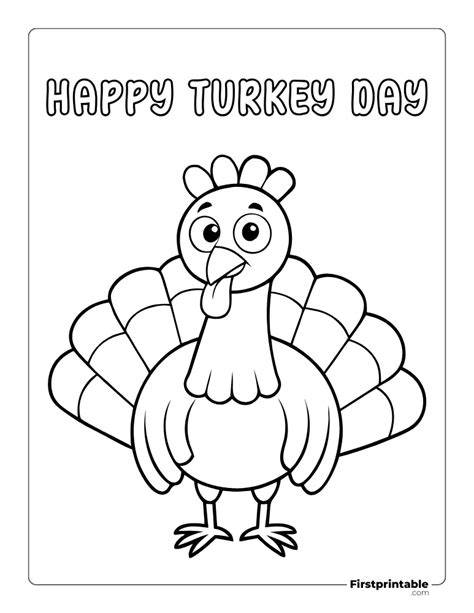 Turkey Coloring Pages To Print