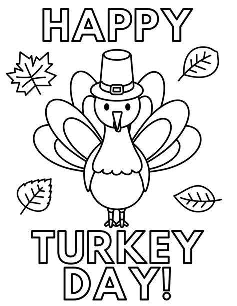 Turkey Day Coloring Pages