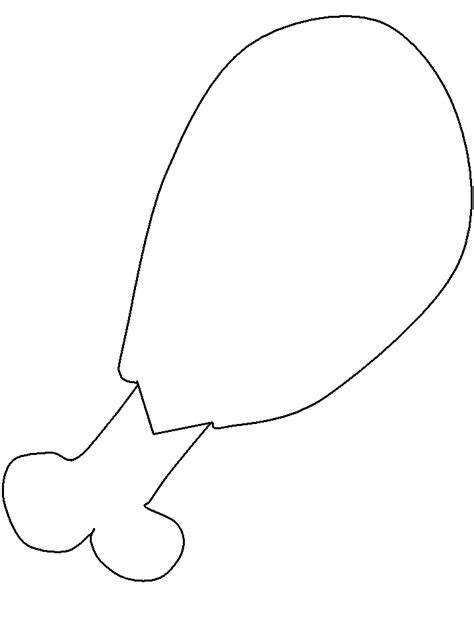 Turkey Leg Coloring Pages