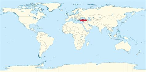 Buy Turkey Location on World Map