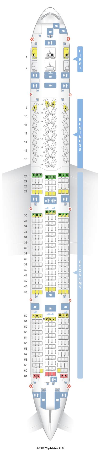 Seat map Boeing 737300 Turkish Airlines. Best seats in the plane