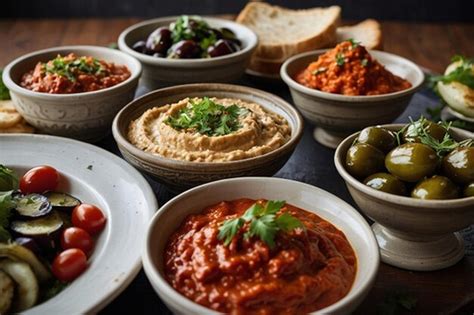 Turkish Meze Selection