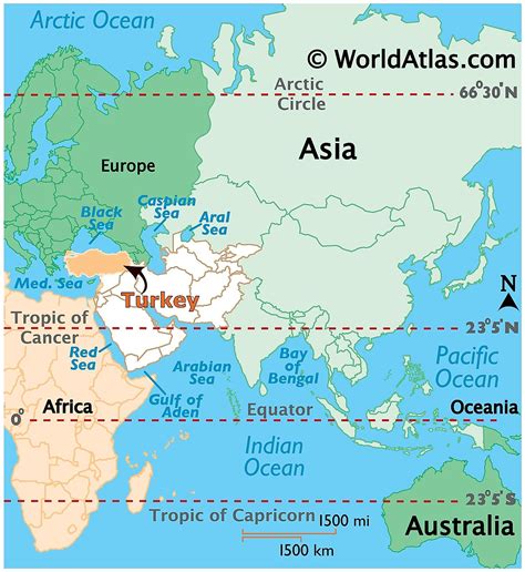 Turky In World Map