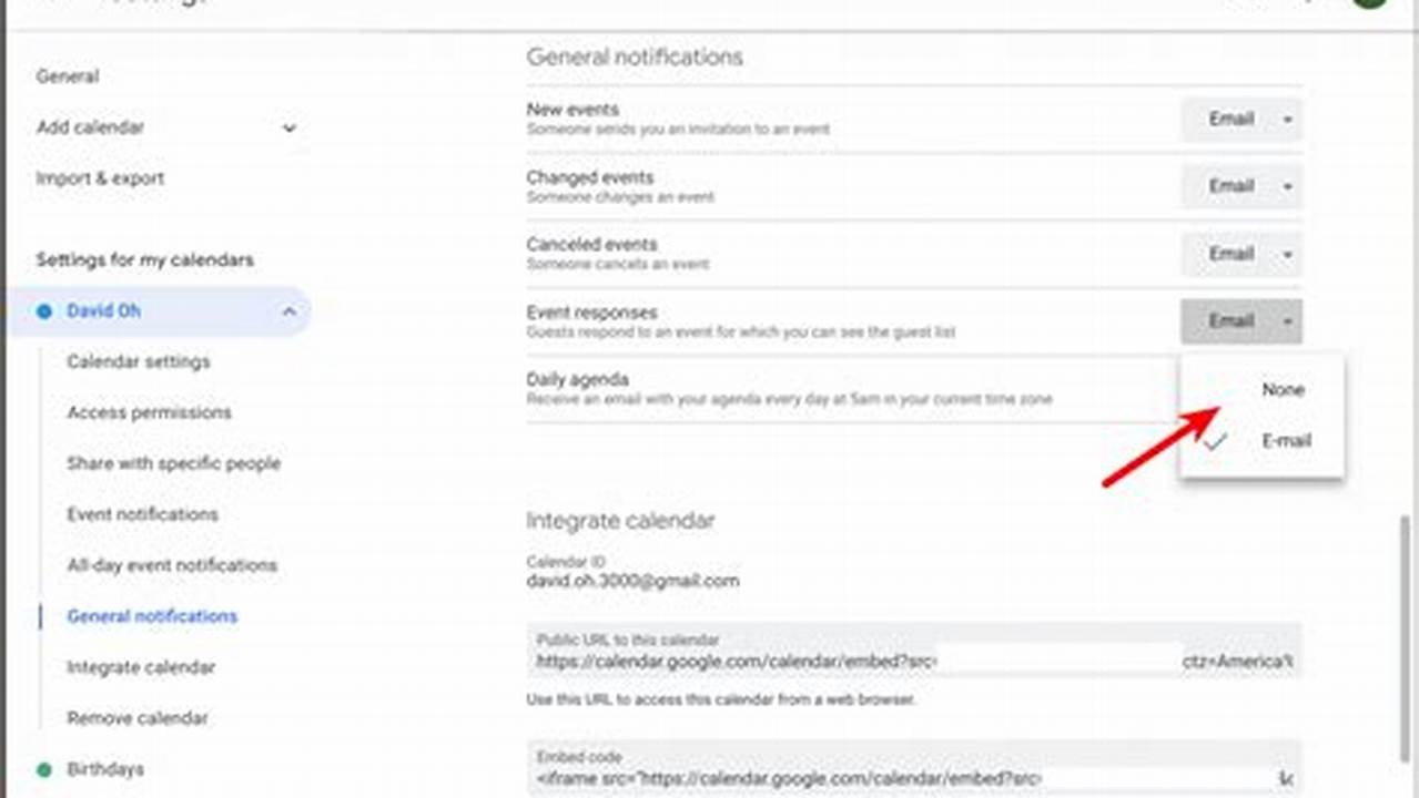 Turn Off Calendar Sharing Google