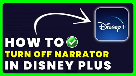 Turn Off Narrator Disney Plus