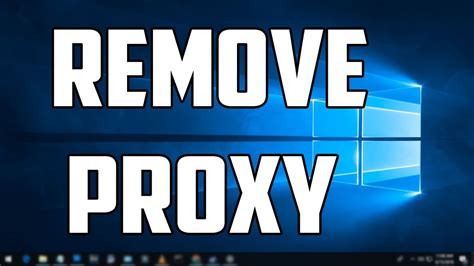 Turn Off Proxy Windows 1.0