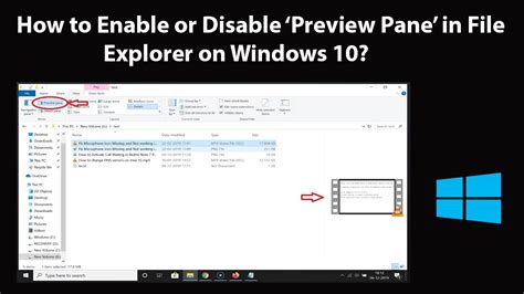 Turn Off The Preview Pane In File Explorer