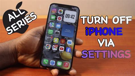 Turn Off iPhone Through Settings