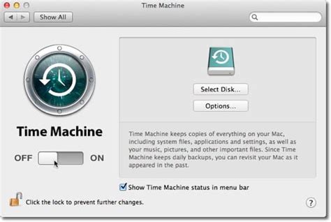 Turn On Time Machine