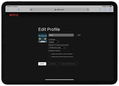 Turn off Netflix video previews