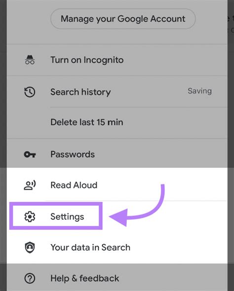 Turn off Trending Searches in Google App for Android