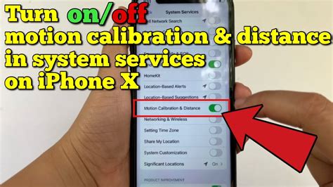Turn on Motion Calibration &amp; Distance