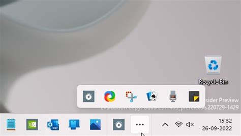Turn on Taskbar Overflow on Windows 11 Stable Build