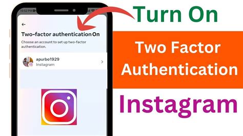 Turn on two-factor authentication on Instagram