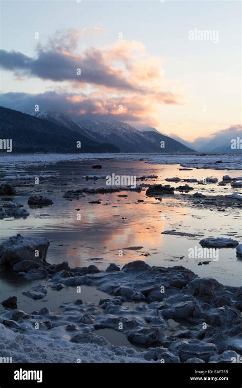 Ice formations at Turnagain Arm