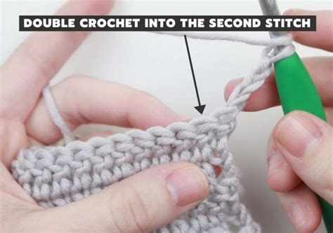 Turning Chain For Double Crochet