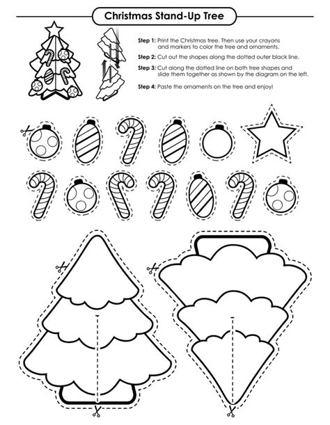 Turning Coloring Sheets into Holiday Crafts
