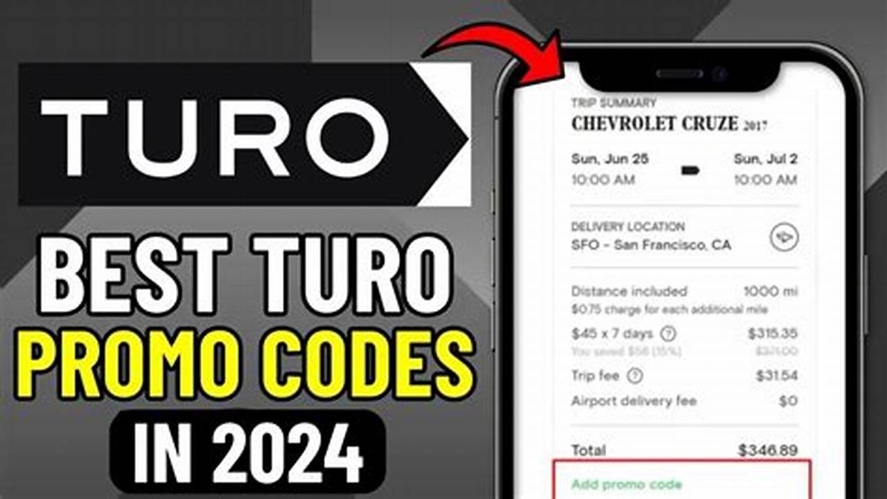 Turo Promo Codes 2024 January