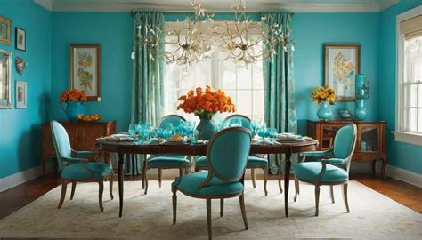 Turquoise Dining Room Chairs Styles