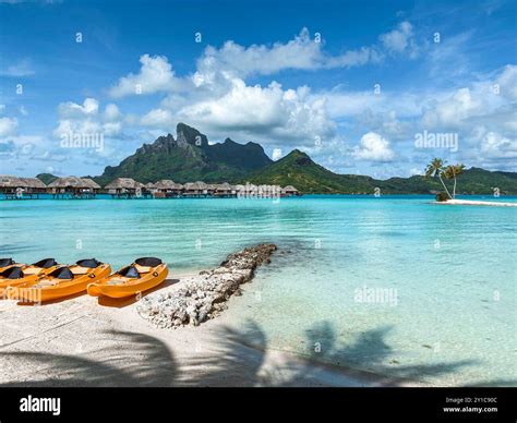 Turquoise Lagoon in Tahiti