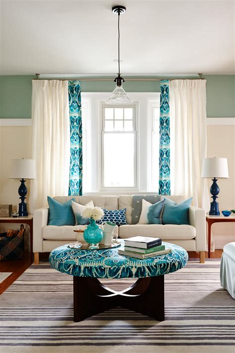 Turquoise Living Room Design Ideas