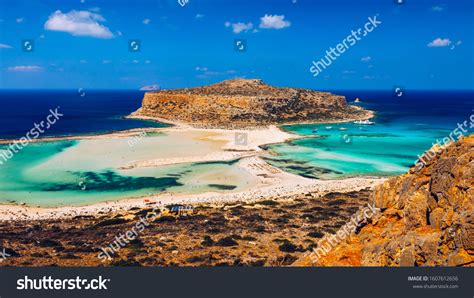Turquoise water Balos Lagoon