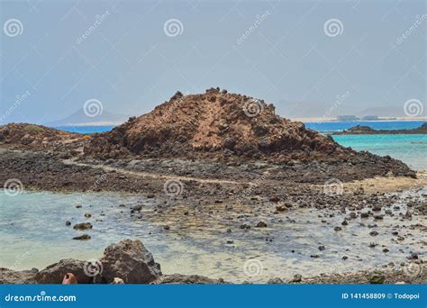 Turquoise water Isla de Lobos