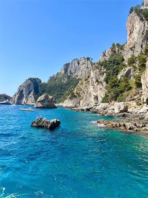 Turquoise waters of Capri