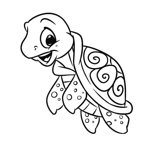 Turtle Coloring Page Printable