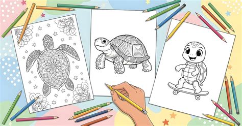 Turtle Diary Coloring Pages