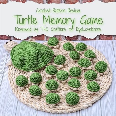 Turtle Memory Game Crochet Pattern