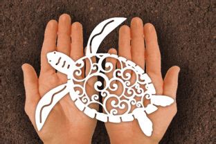 Download Turtle Paper Cut Template Cameo