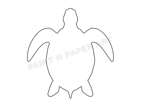 Download Turtle Paper Cut Template Images
