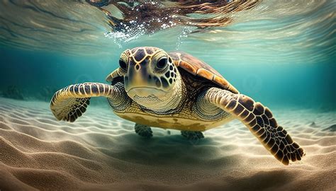 Turtle Swimming