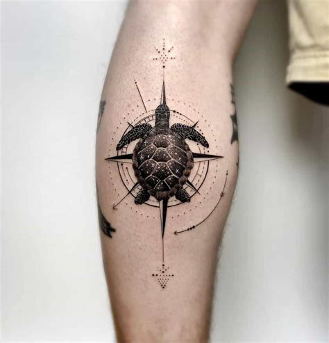 100 Turtle Tattoos For Men Hard Shell Design Ideas