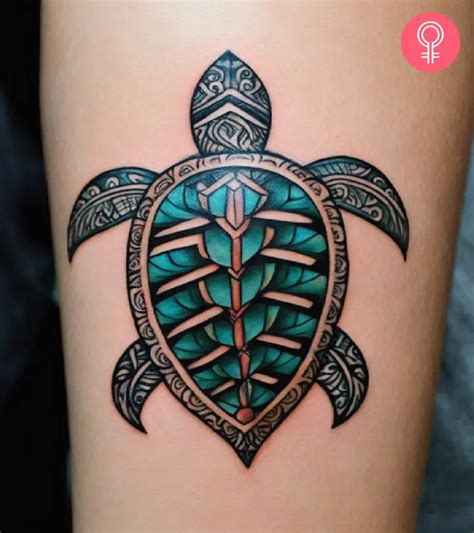 Turtle Tattoo Hawaiian