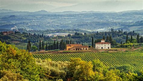 Tuscan countryside views