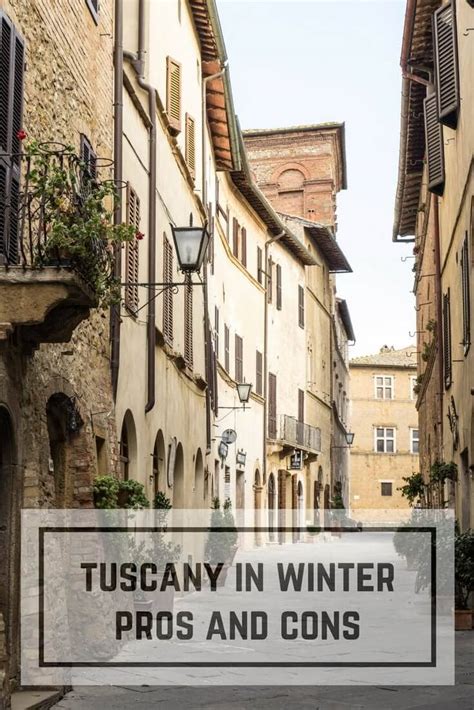 Tuscany Pros and Cons