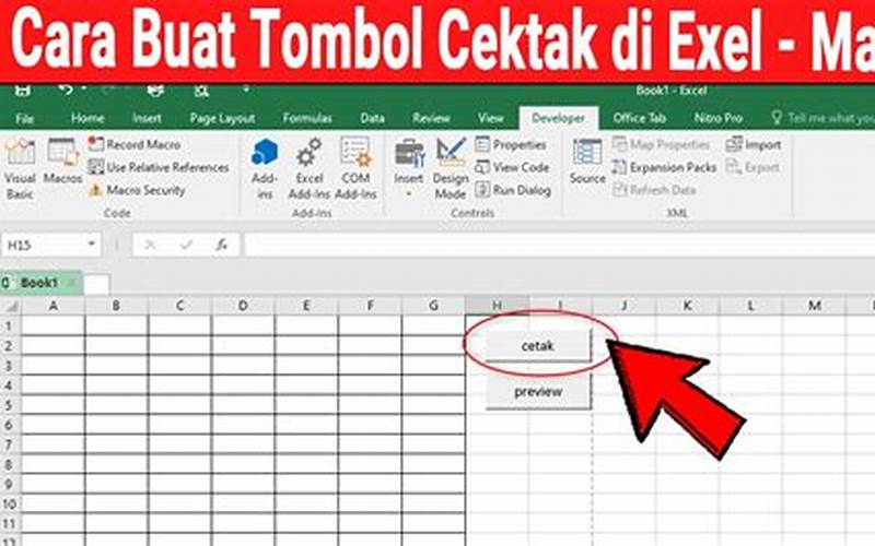 Tutorial Membuat Button Shortcut Excel