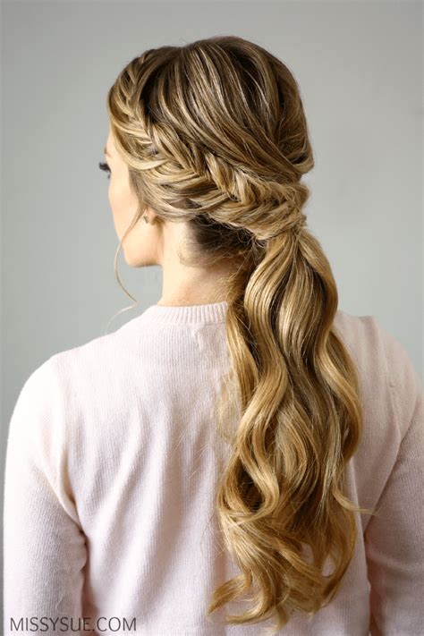 Tutorial: Fishtail Ponytail Hairstyles