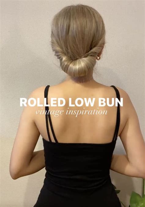 Tutorial: Low Bun with a Crown